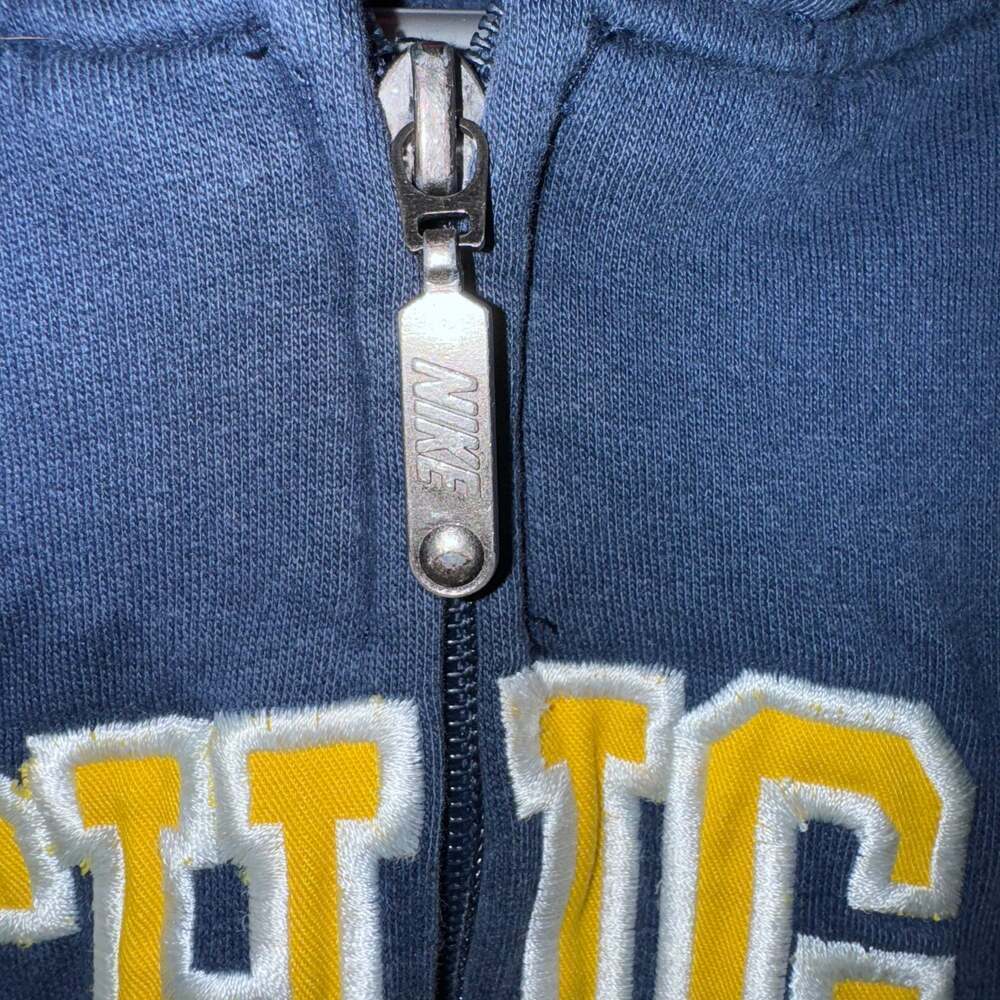 Nike Michigan women’s XL Blue Full Zip Front Hoodie game day college sportswear - Picture 3 of 12